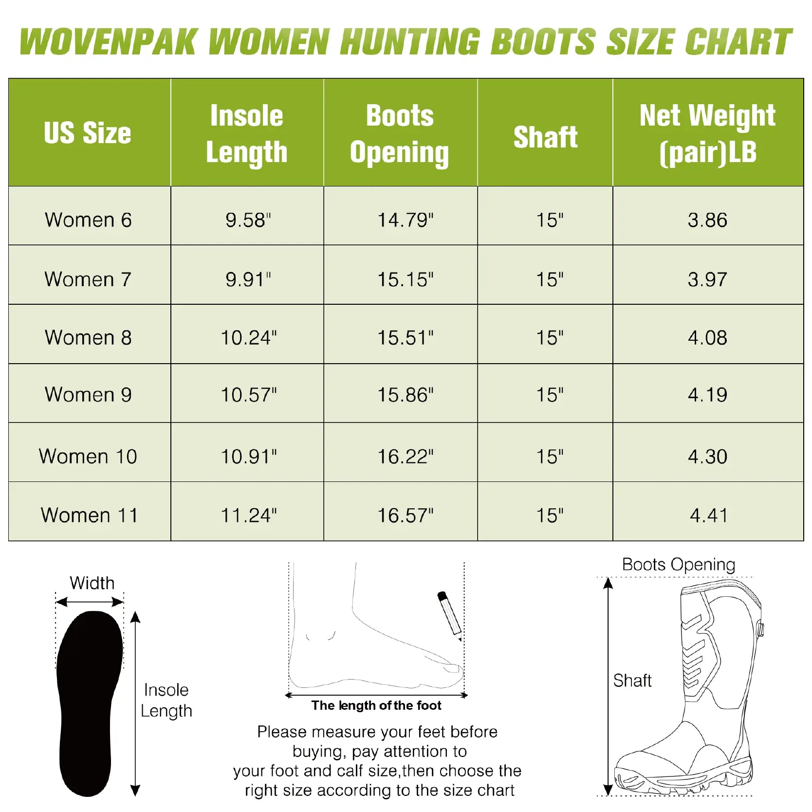 Wovenpak Rubber Boots for Women - Wovenpak