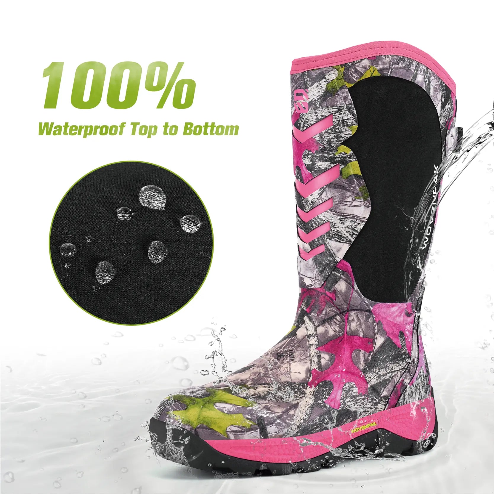 Wovenpak Rubber Boots for Women - Wovenpak