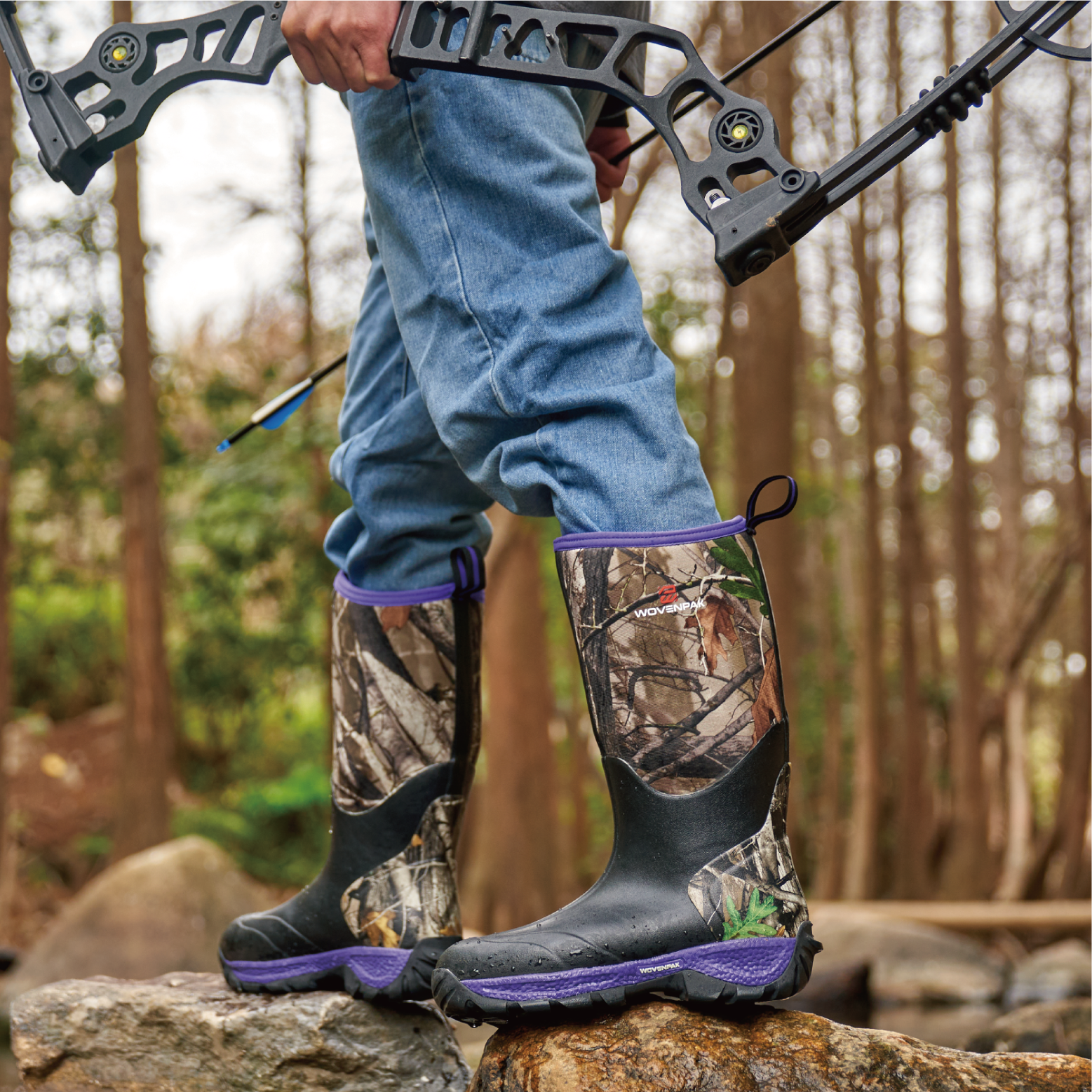 WOVENPAK Waterproof Rubber Boots for Women - Wovenpak