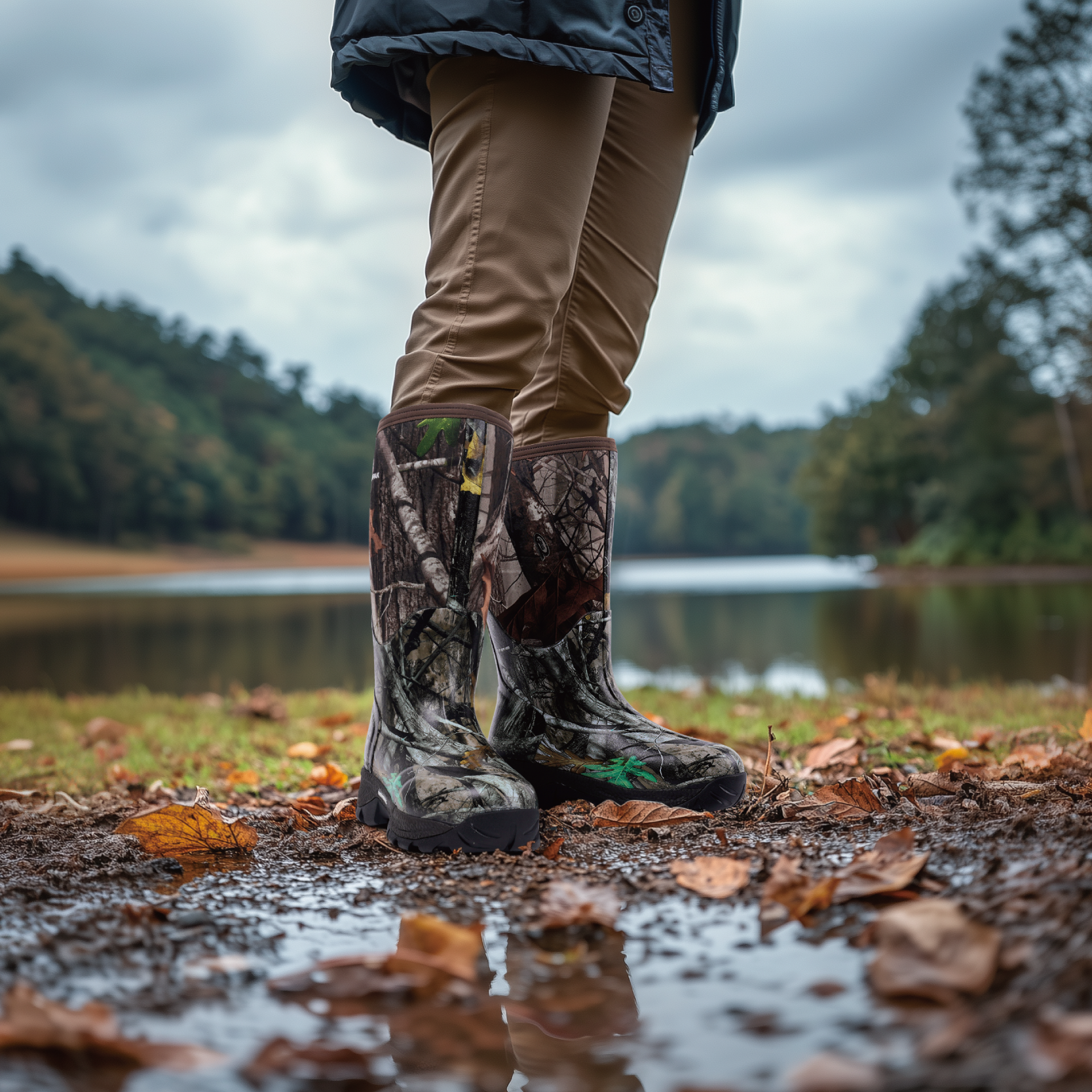 WOVENPAK Waterproof Rubber Boots for Women - Wovenpak