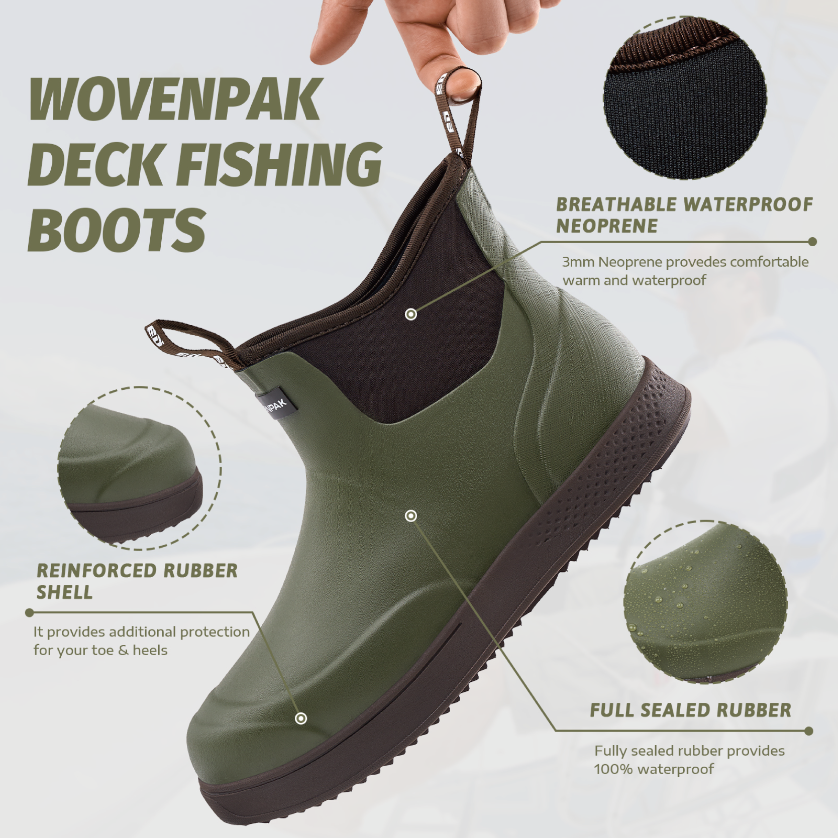 WOVENPAK Mens Boots - Wovenpak