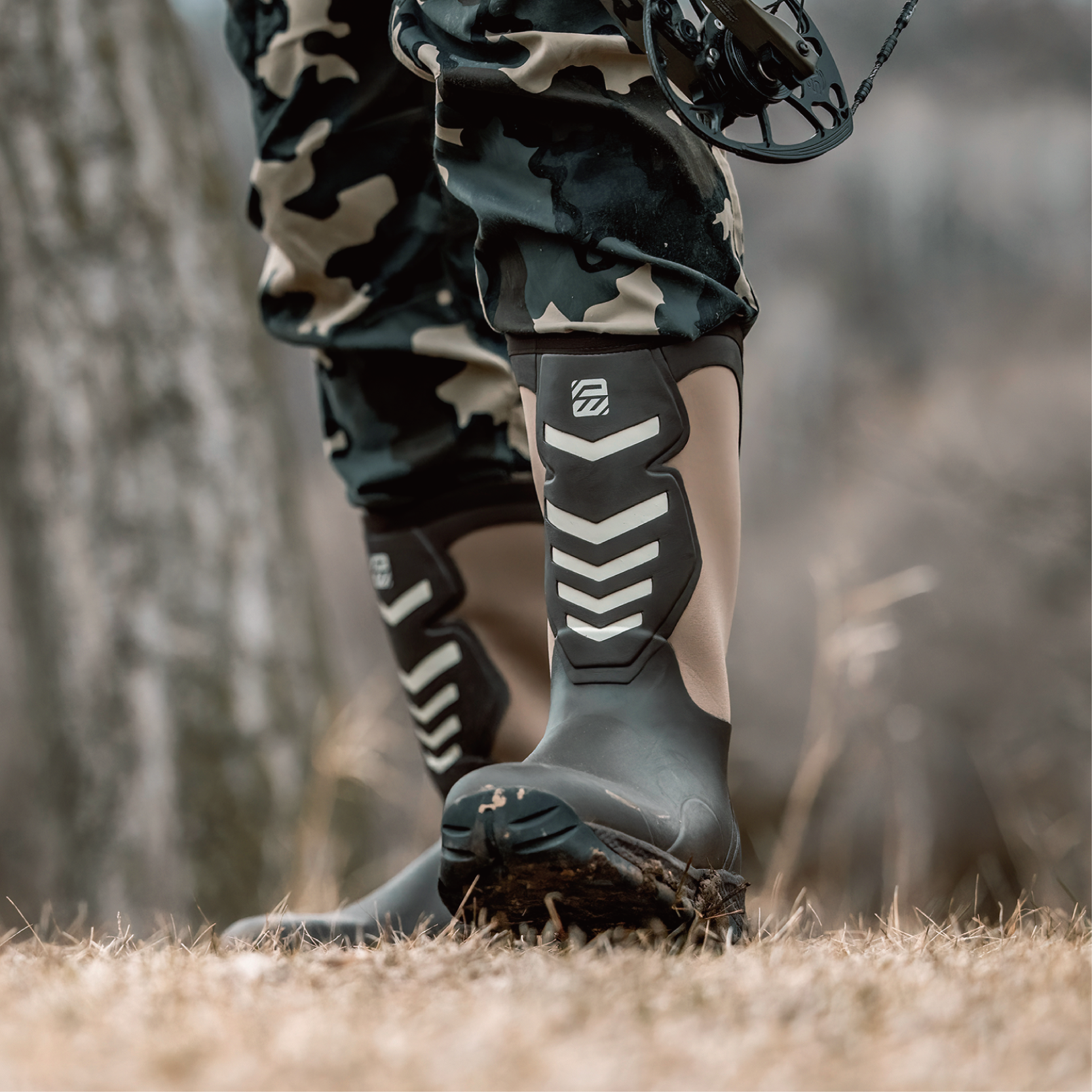 WOVENPAK Rubber Hunting Boots for Men Waterproof - Wovenpak