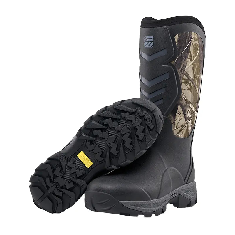 WOVENPAK Rubber Hunting Boots for Men Waterproof Durable