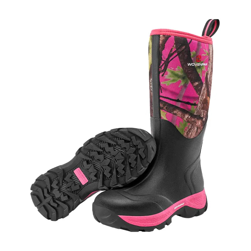 WOVENPAK Waterproof Rubber Boots for Women - Wovenpak